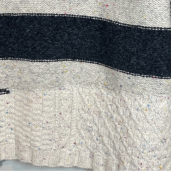 Nic & Zoe CALIFORNIA TIDES SWEATER STRIPE Crewneck Natural/Multi Size L NWOT - Picture 6 of 7